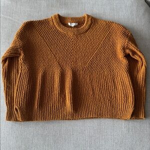 Madewell Mustard Knit Sweater